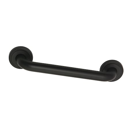 Kingston Brass DR814120 12-Inch x 1-1/4-Inch O.D Grab Bar, Matte Black DR814120